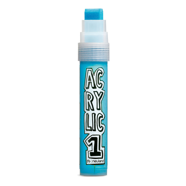 AcrylicOne BIG, wedge nib 8-15 mm, 529 brillant blue